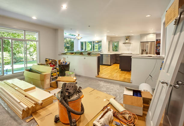 Professional Kitchen Island Installation technician working in Rockford, MN